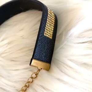 Black and gold choker necklace Clearance
